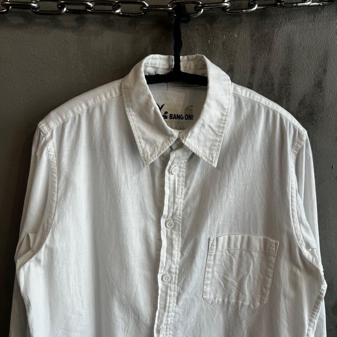 20ss 요지 야마모토 커브드 셔츠 상품이미지5