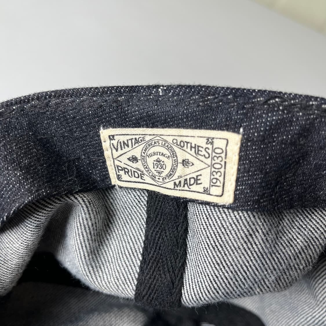 [JPN] 빈티지 데님 뉴스보이 캡 상품이미지4