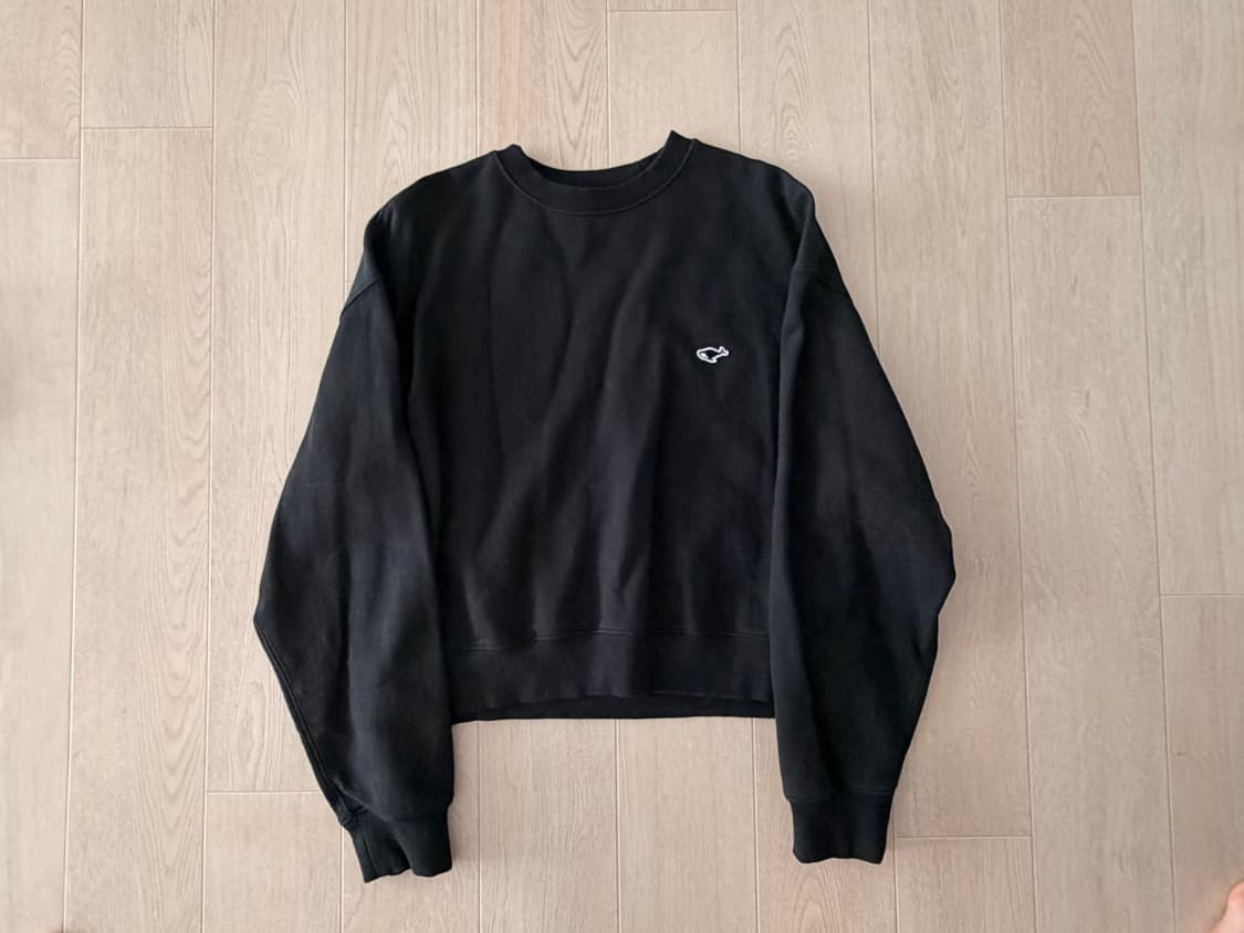 네이더스 맨투맨 블랙 여성용 F사이즈 상품이미지1