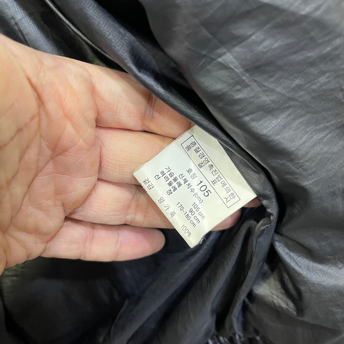 Vintage leather puffer jacket 상품이미지8