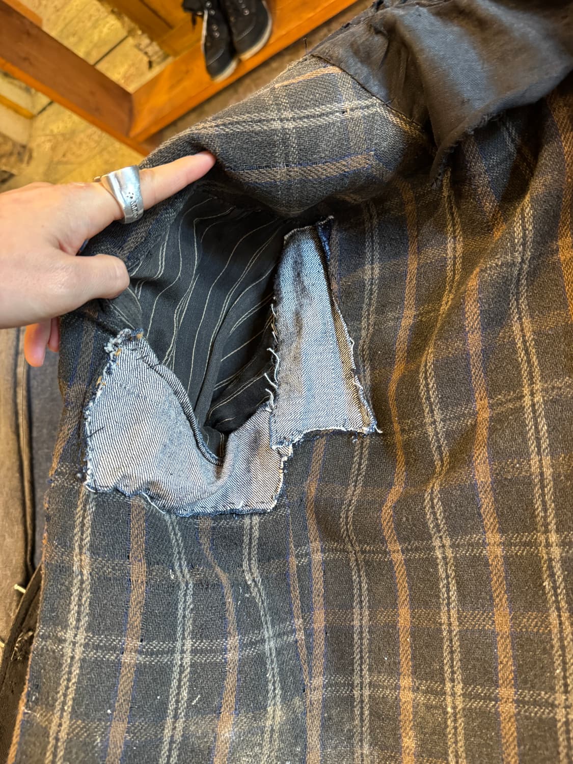 40s 호스하이드 르꼬르뷔지에 자켓 (42) 상품이미지10