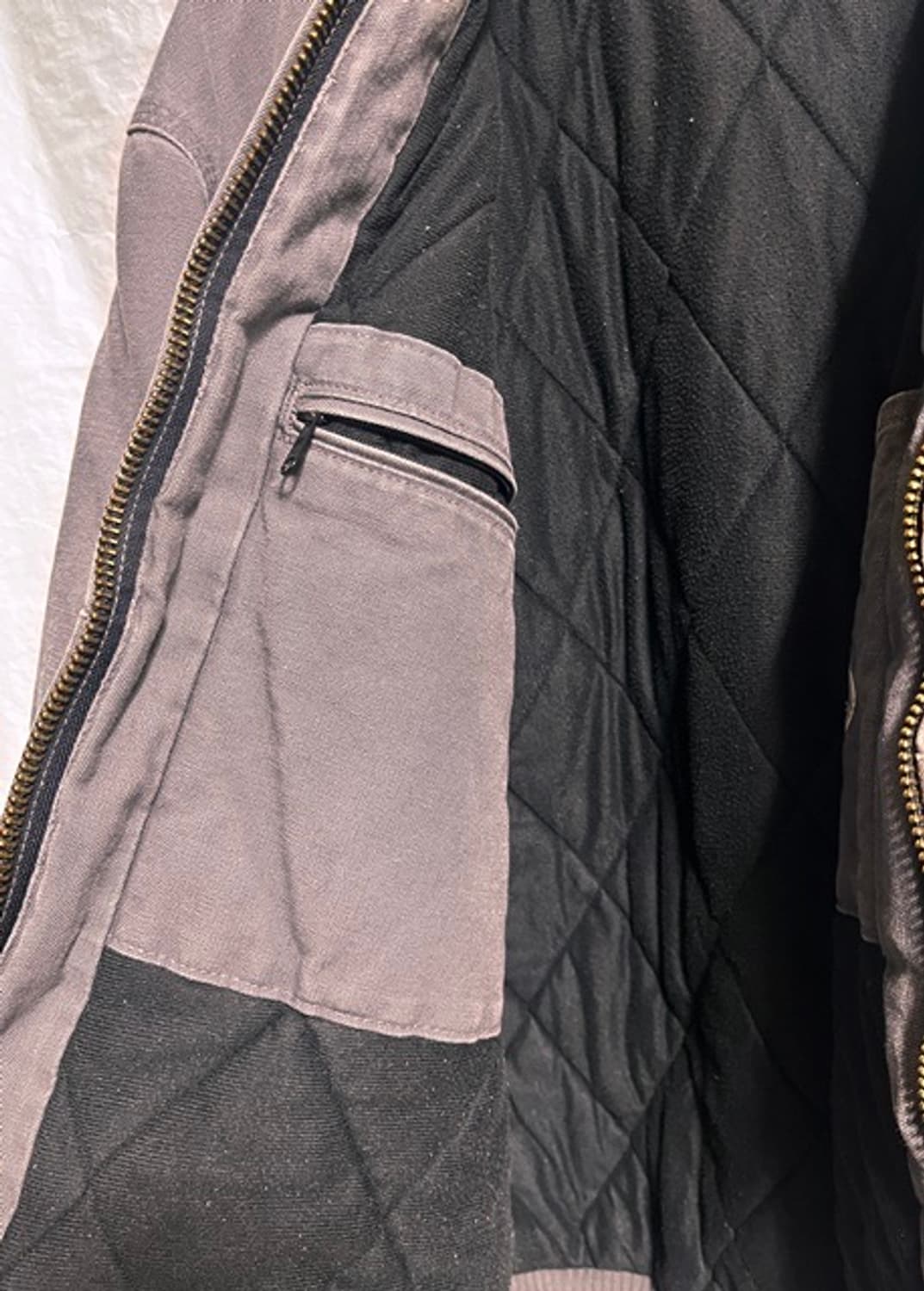 made in usa 칼하트 후드자켓 j140gvl xl helmet패치 상품이미지2