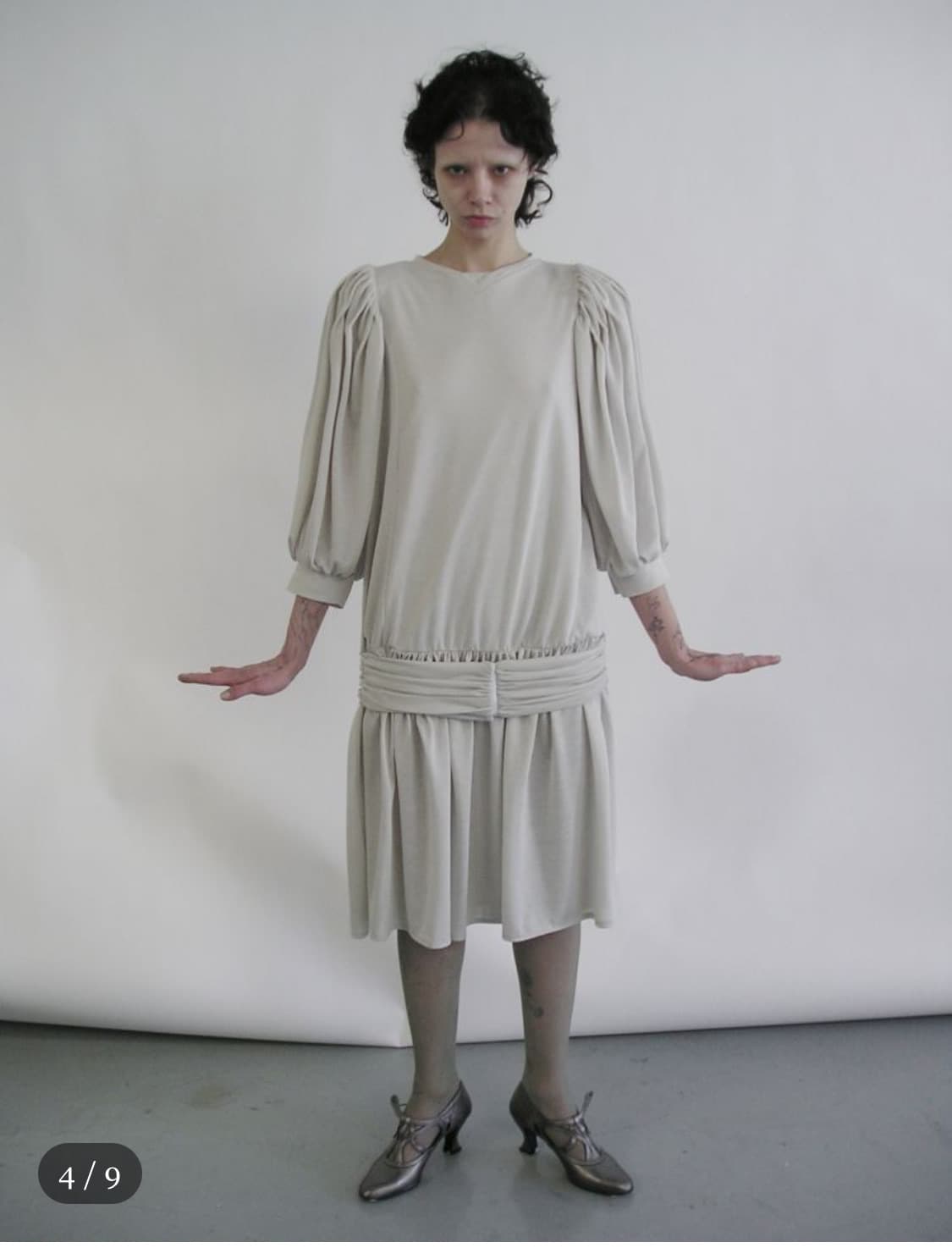 [Eont’s] Art Nouveau Dress - sage green 상품이미지1