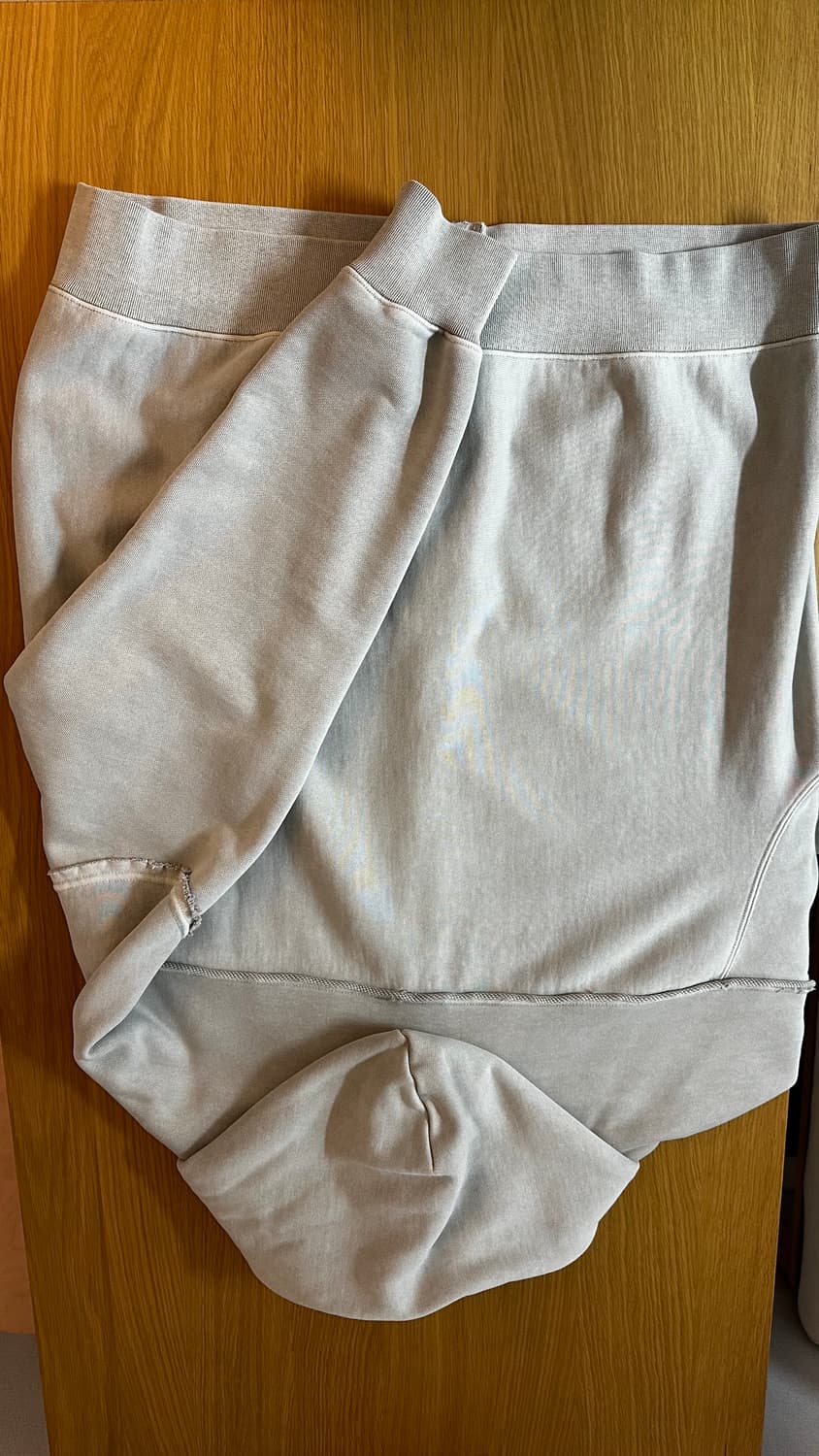 헤리티지플로스 PIGMENT ZIP-UP Hoodie 라이트그레이 상품이미지2