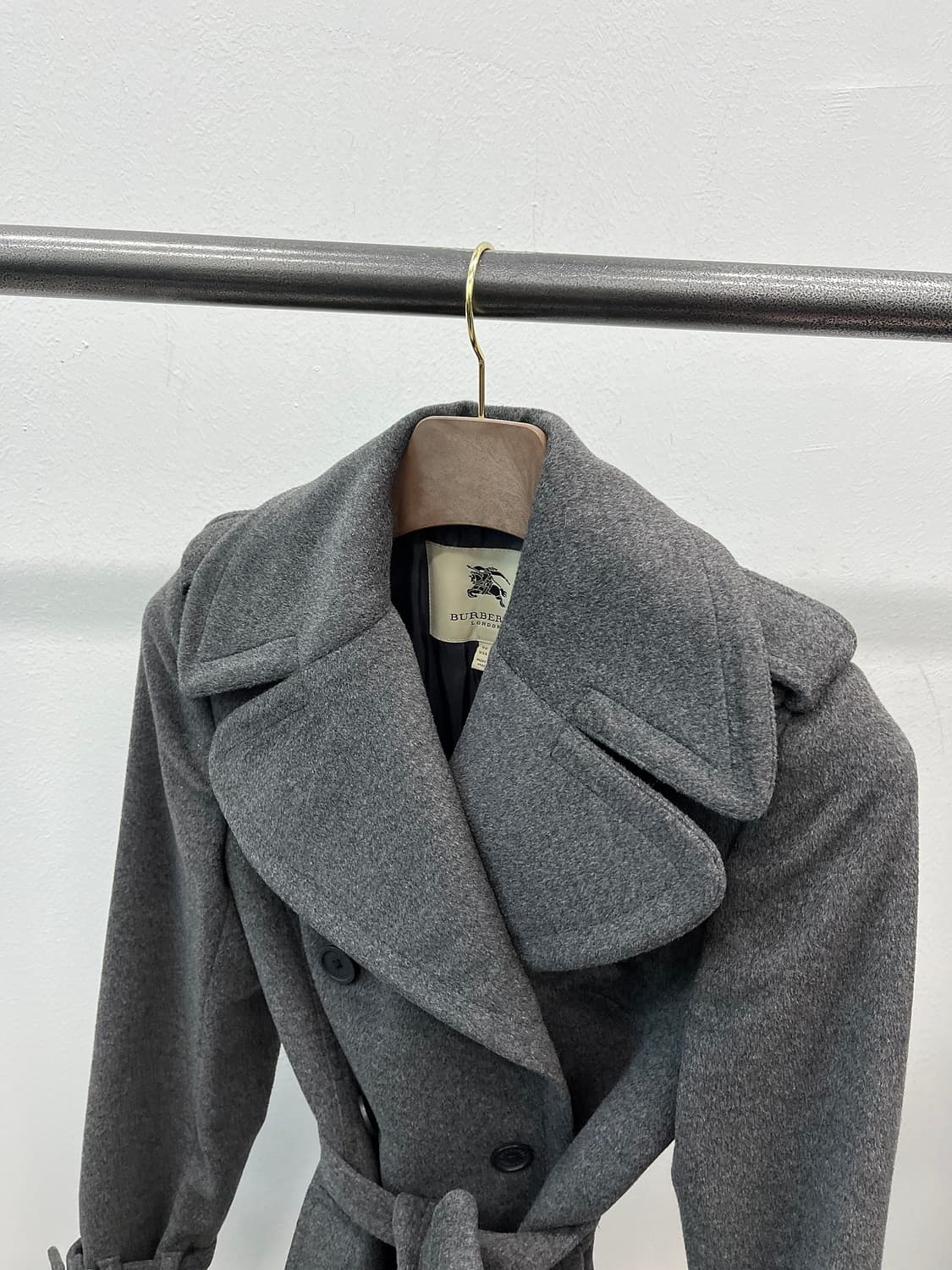 여) 버버리 벨트 캐시미어 코트  상품이미지3