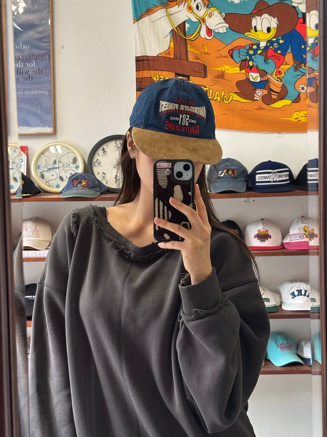 90‘s 리바이스 데님 캡 상품이미지1