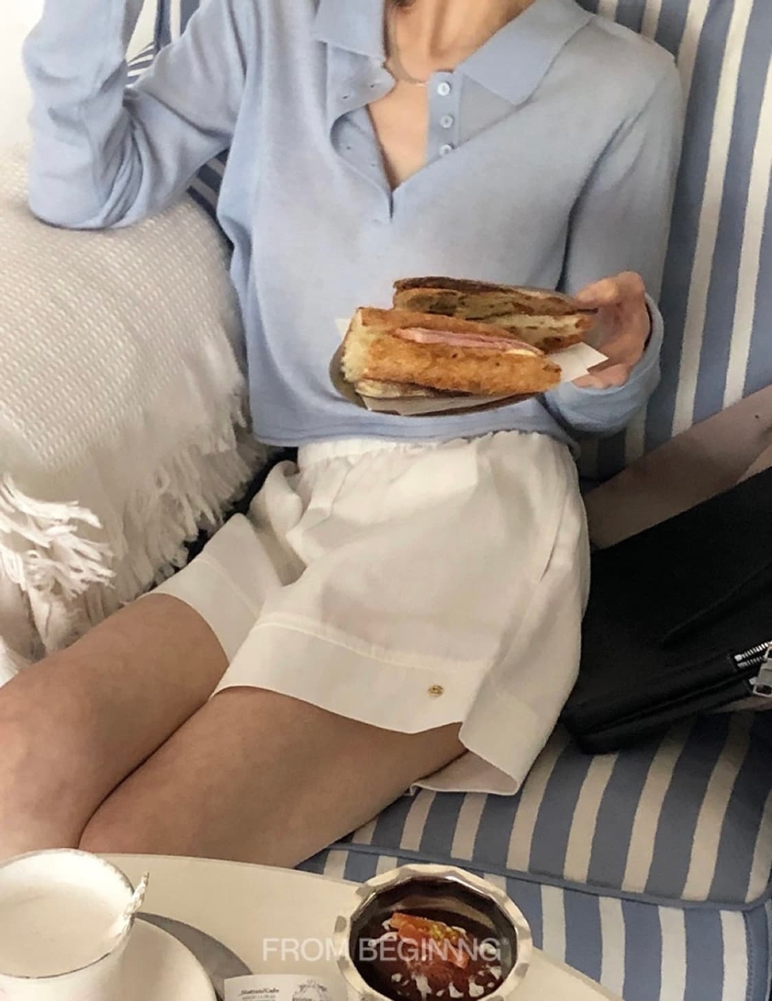 밴딩숏팬츠 새상품 상품이미지7