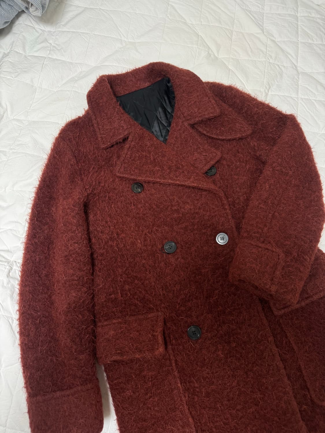 정가 150) 우영미 알파카 오버사이즈 코트 48 상품이미지2