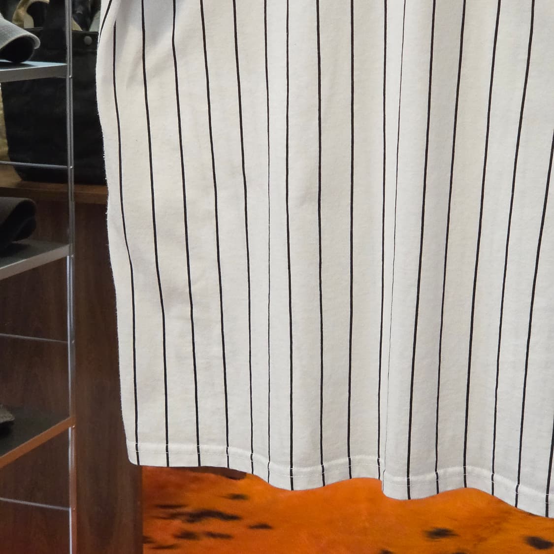 USA 마제스틱 스트라이프 링거 반팔 상품이미지7