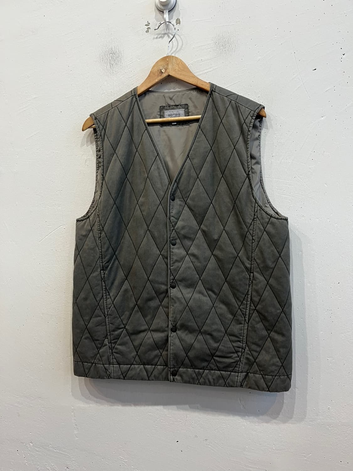 시리즈 다이아몬드 퀼팅 베스트 조끼 105 상품이미지1