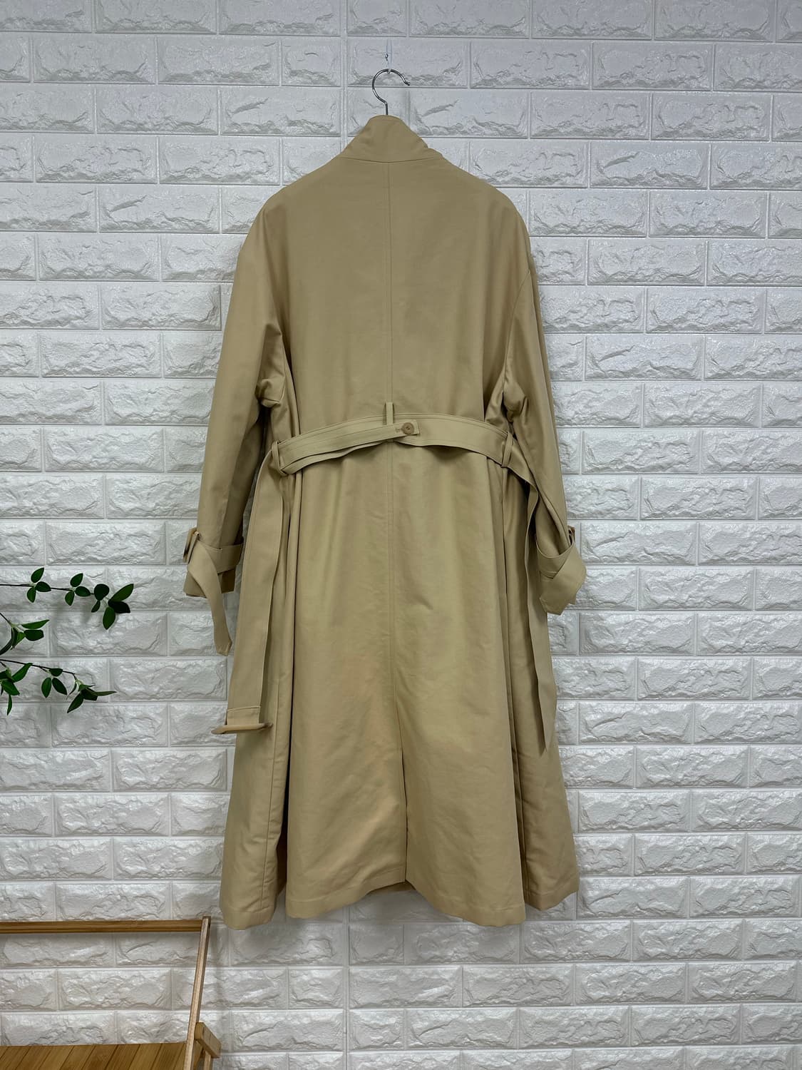 (F)뮤제라 RAON 라온 하이넥 트렌치 코트 베이지 상품이미지6