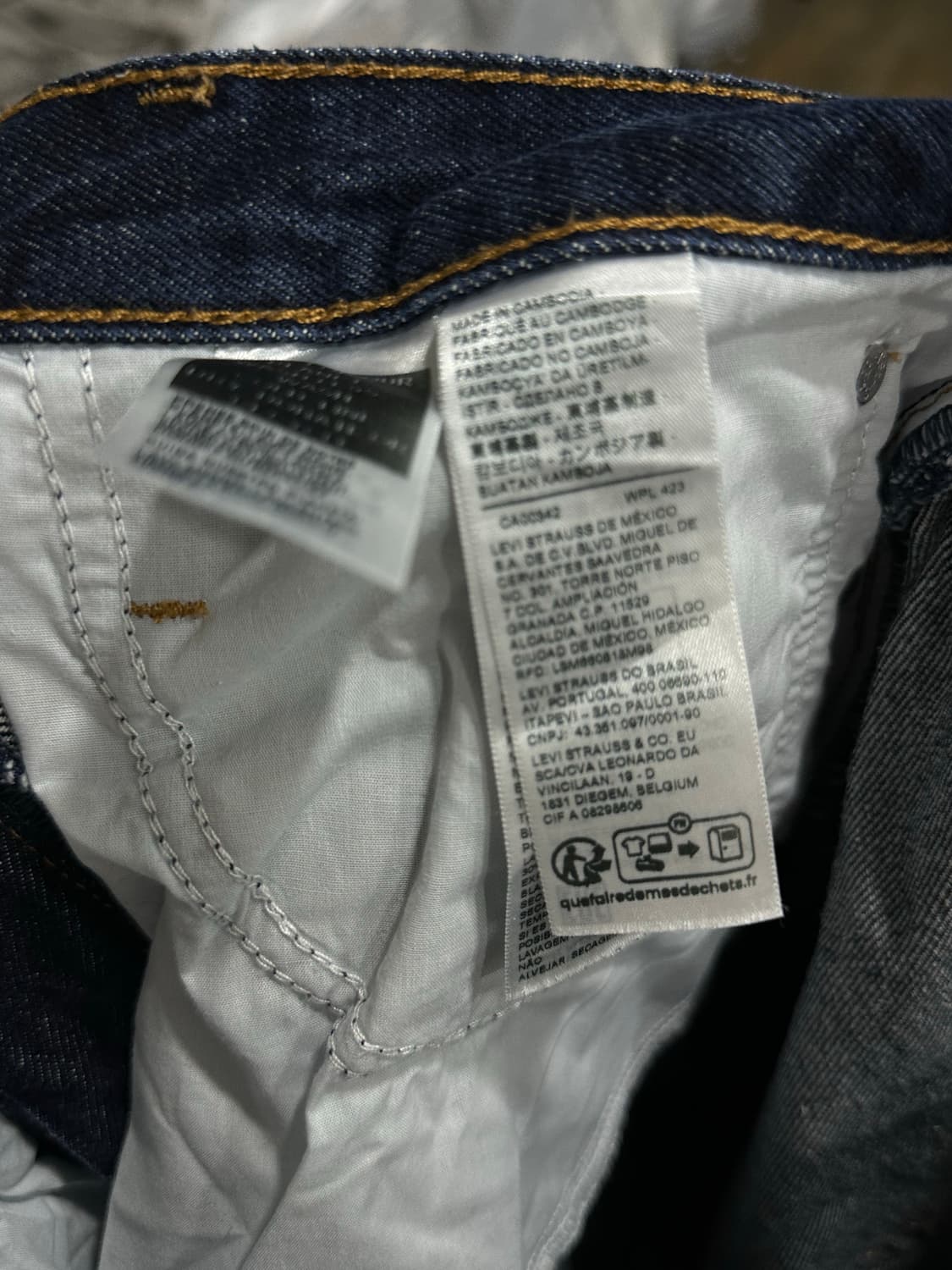 리바이스 프리미엄 청바지 28 상품이미지5