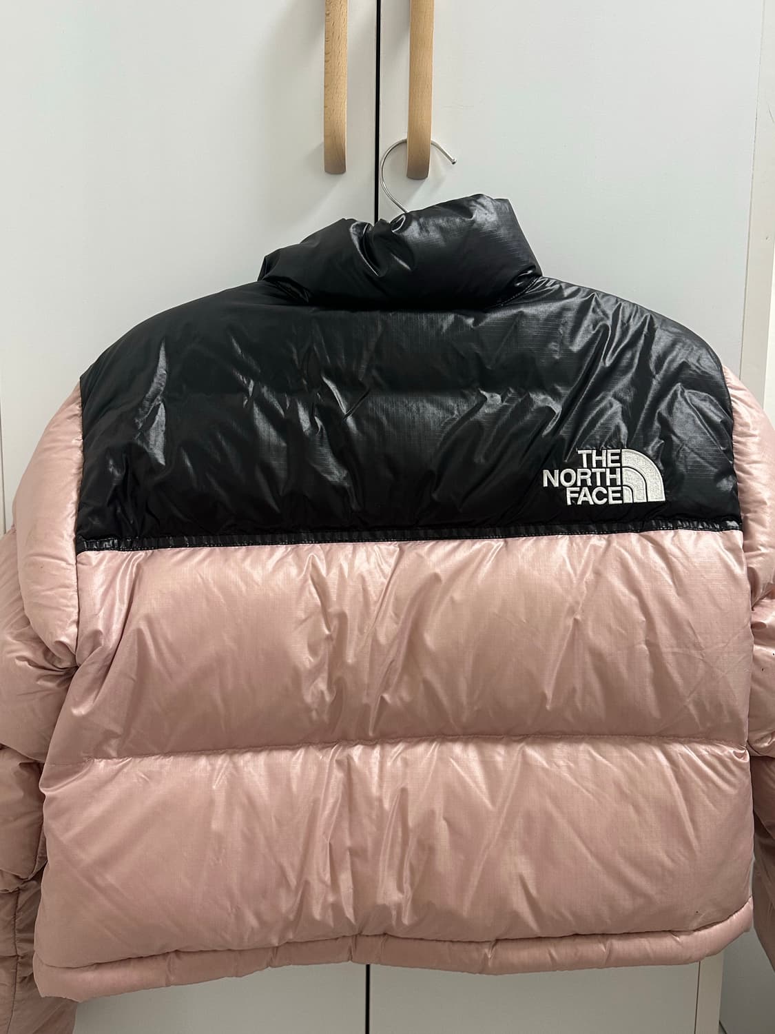 노스페이스 눕시 숏패딩 핑크 s 상품이미지2