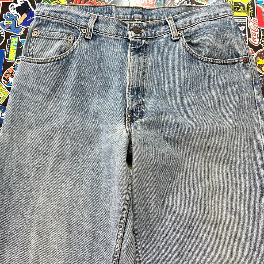 90s USA 리바이스 560 블루 진 데님 팬츠 34 상품이미지4