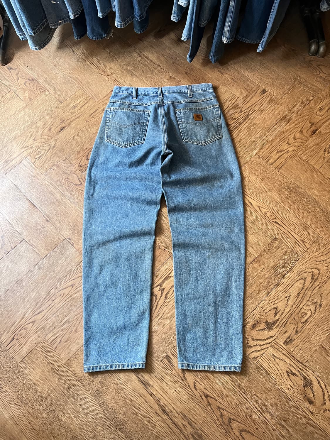 [32]칼하트 USA 더티워싱 워크 데님 팬츠 상품이미지8