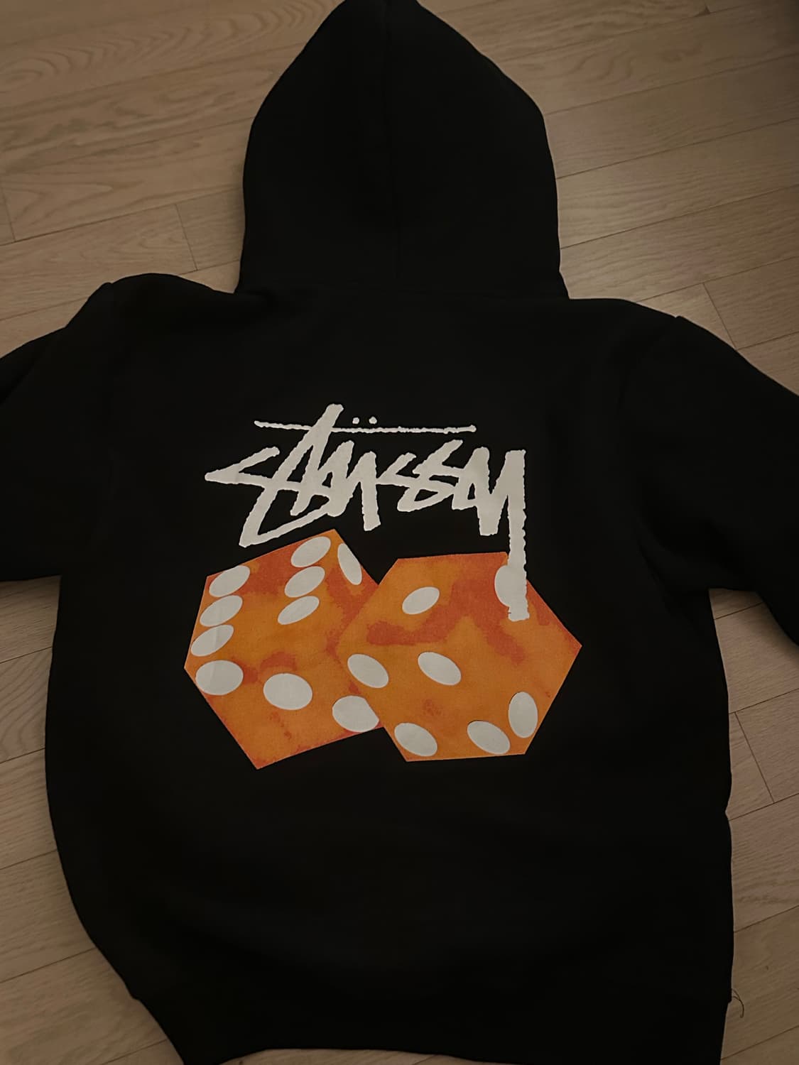 스투시 다이스 아웃 후드 블랙 상품이미지1