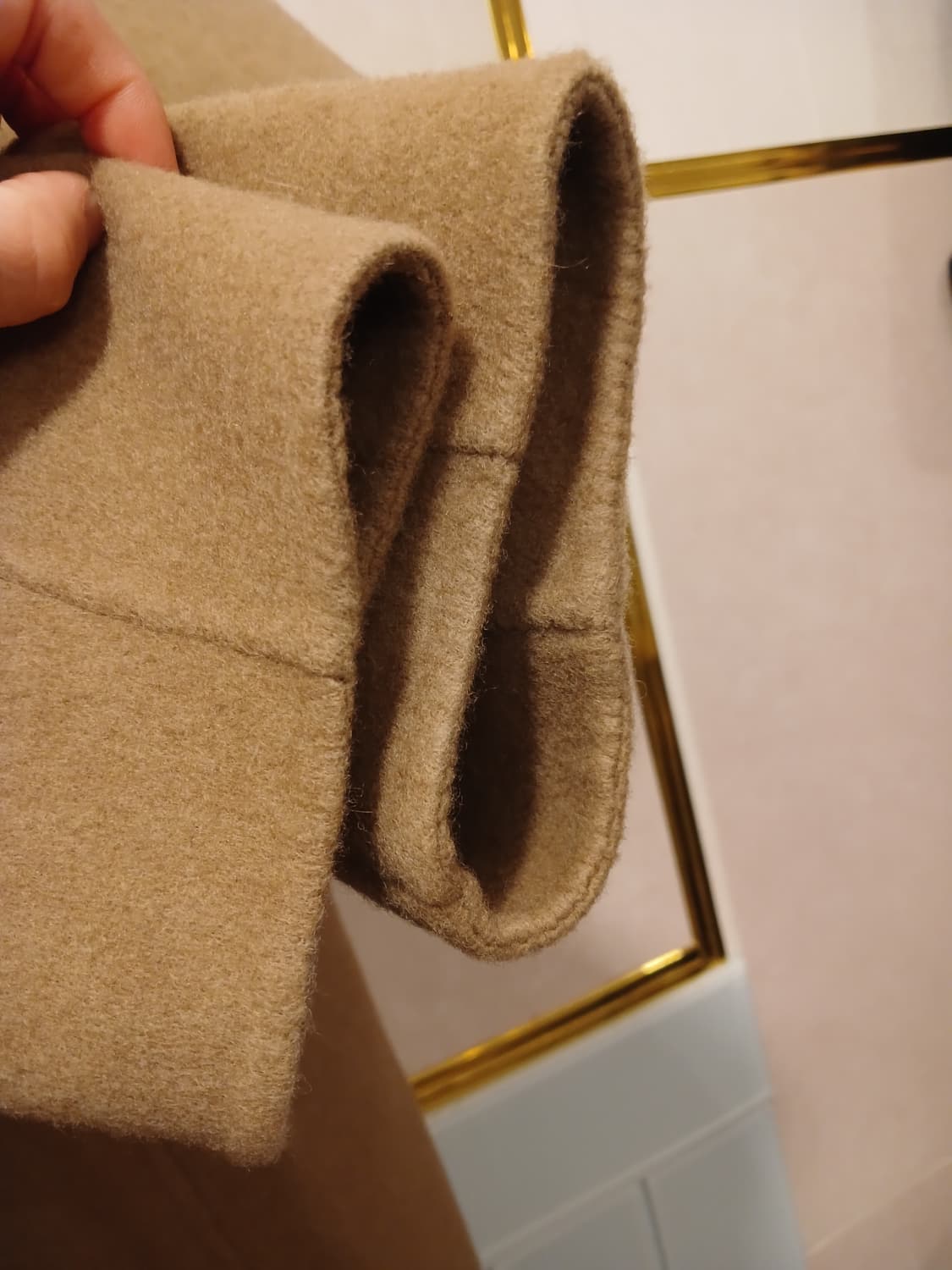 지컷 정품 여성 모 (낙타) 소재 롱코트 85-94-160 (55) 상품이미지9