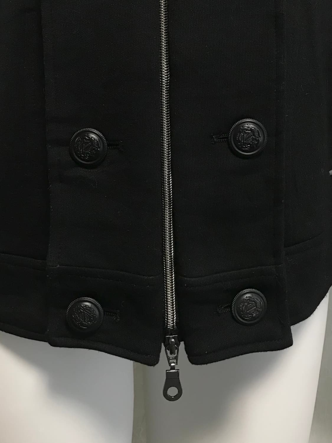 빈티지 00s 펑크 나폴레옹 하이넥 투웨이 집업 자켓 상품이미지5