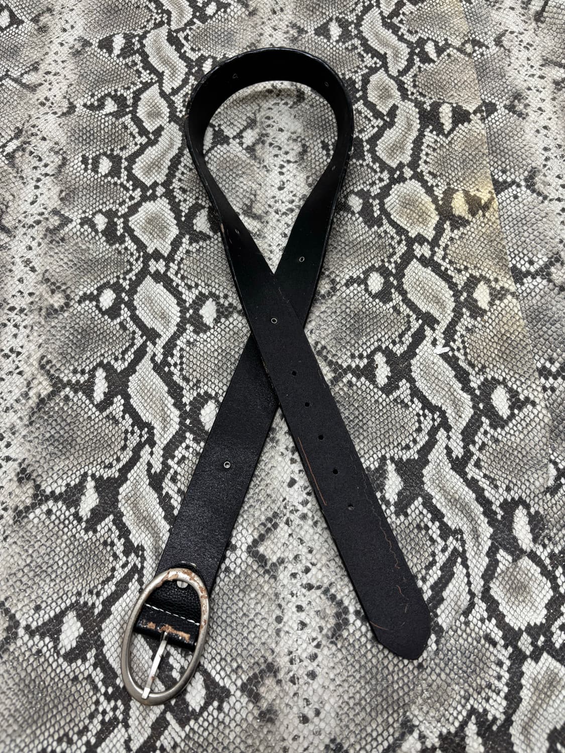 “Vintage” Western Studded Black Belt 상품이미지5
