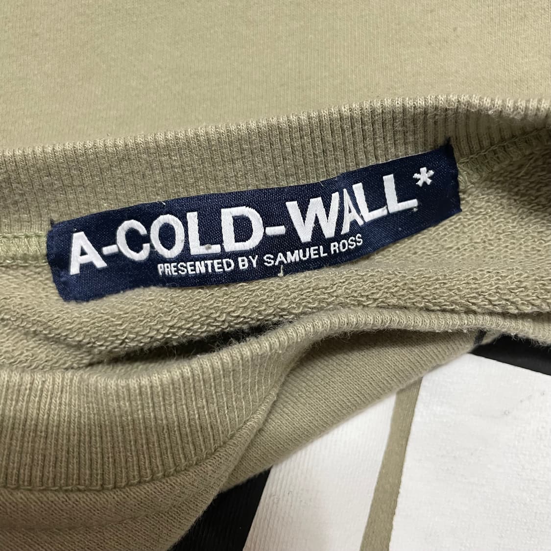 A Cold Wall* ACW* 어콜드월 맨투맨 티셔츠 카키 상품이미지2
