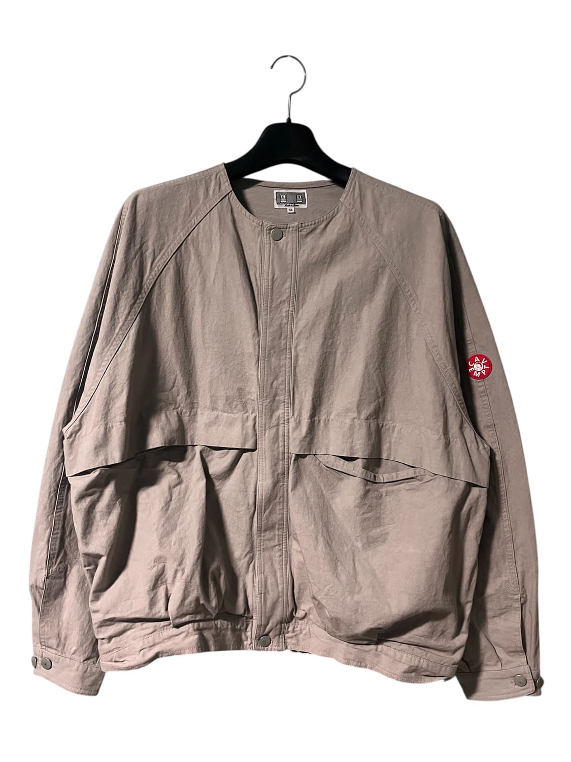 [XL] 카브엠트 카라리스 히든스냅 자켓 그레이 상품이미지1