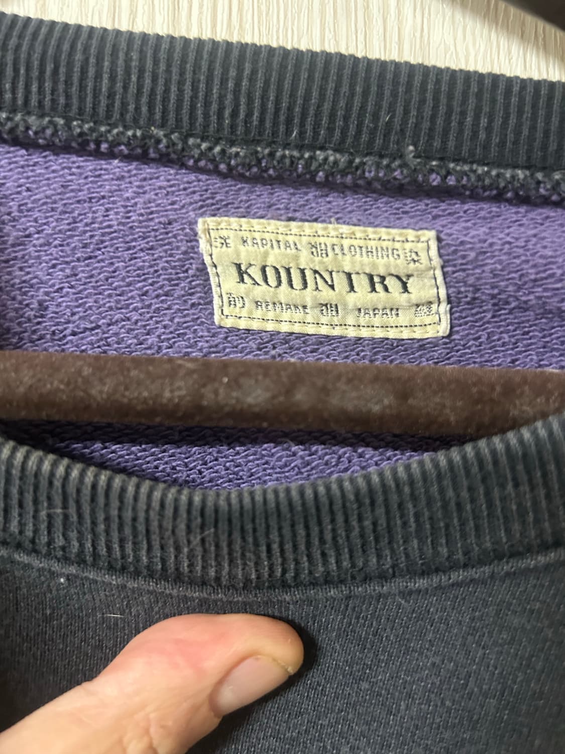 Kapital 투톤 스웻셔츠 상품이미지3