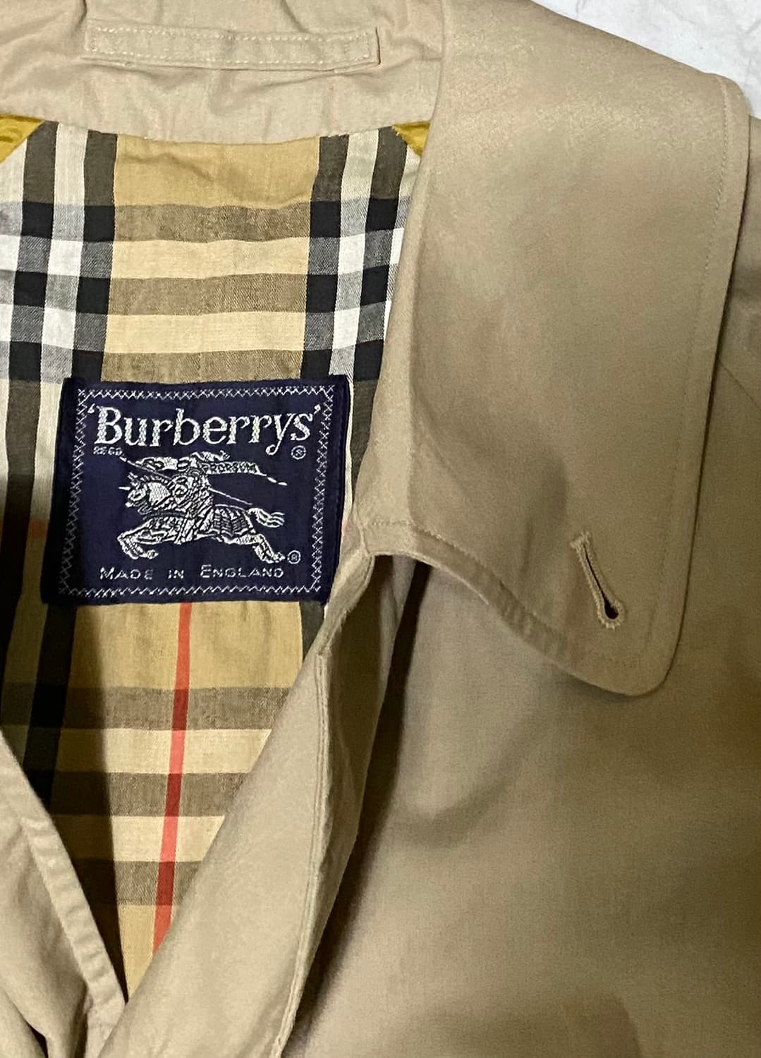 버버리 정품 벨트 코트 베이지 사이즈 100 상품이미지2