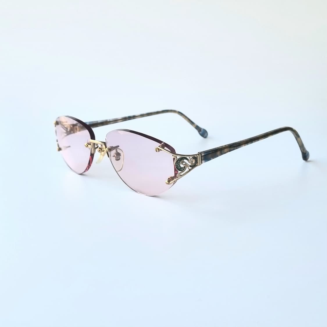 데드스탁 클래식 레트로무테 오벌쉐임 안경테577 상품이미지3