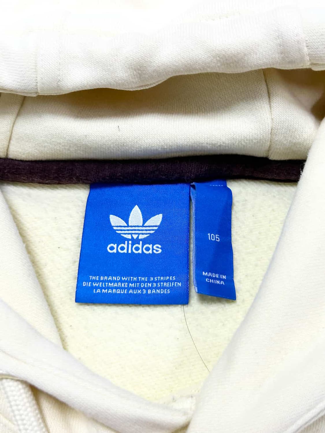 아디다스 자수로고 초코바나나 후드 상품이미지7