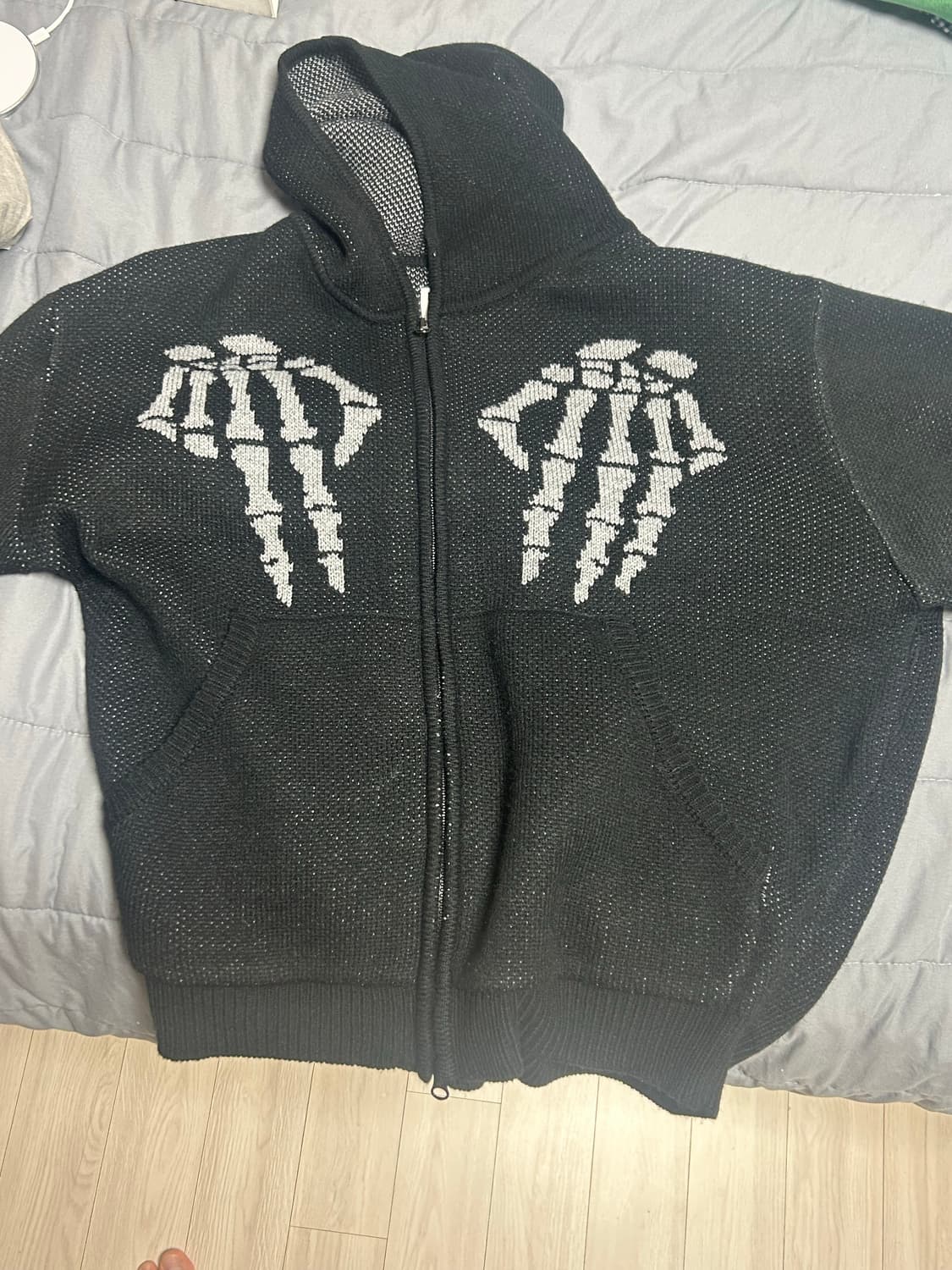 노매뉴얼 니트 후드집업 상품이미지2