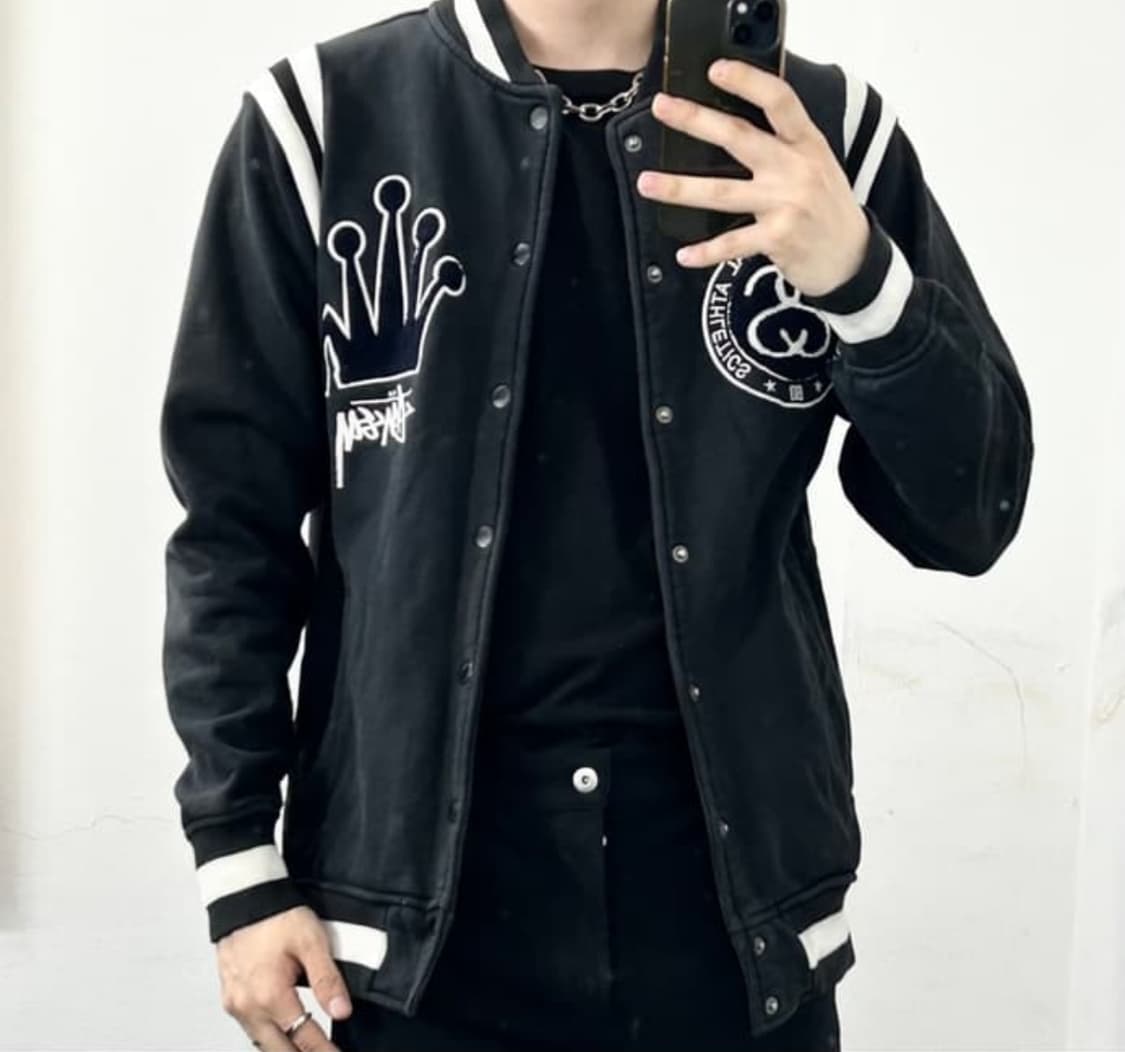 Stussy 크라운 더블링크 바시티 자켓 상품이미지2