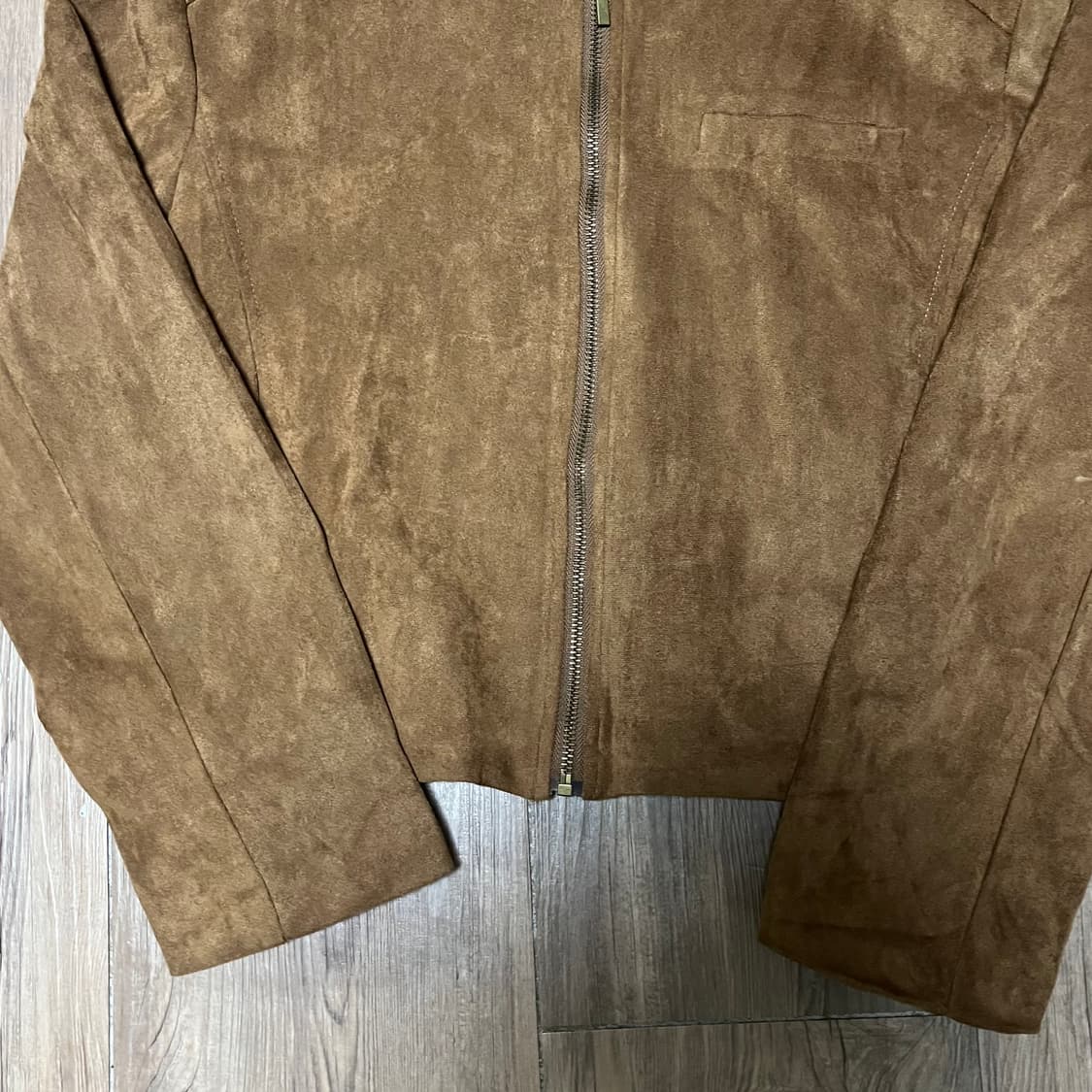 vintage suede blouson(dark brown) 상품이미지6