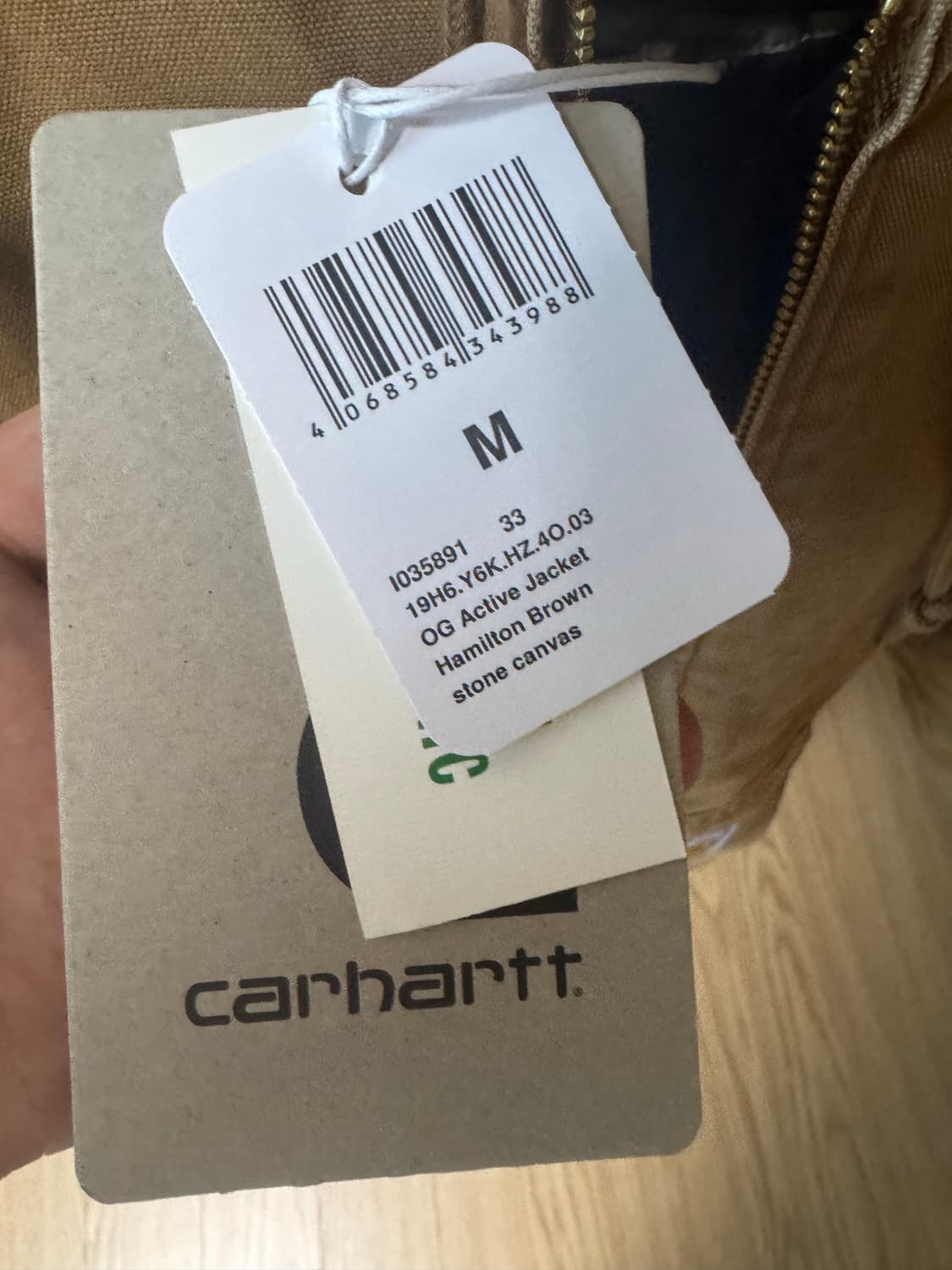 칼하트 윕 OG 액티브 자켓 M사이즈 새상품 상품이미지2