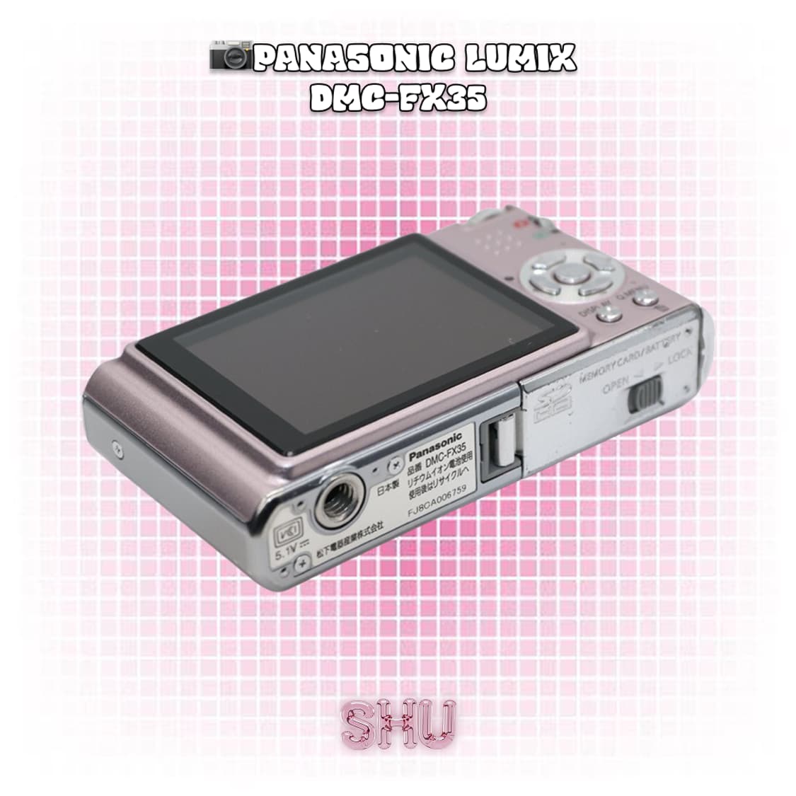 파나소닉 Panasonic 루믹스 DMC-FX35 빈티지 디카 핑크  상품이미지4