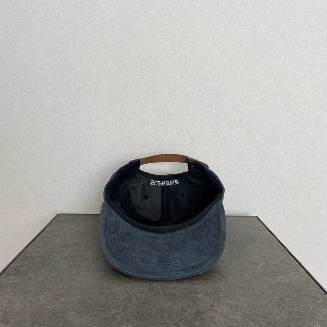 (OS) 슈프림 S로고 볼캡 모자 스웨이드 그레이 상품이미지5