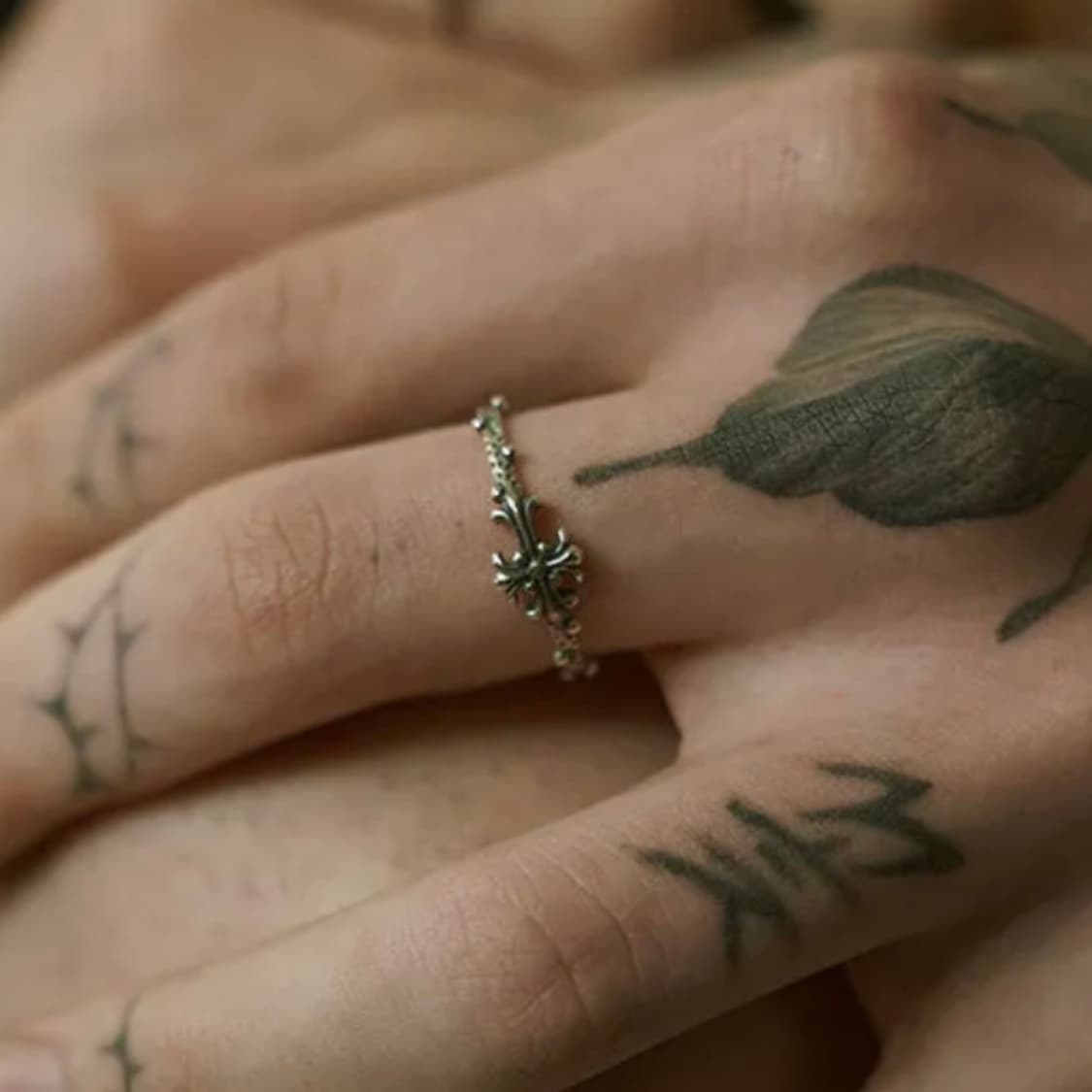 크롬하츠맛 반지 925실버 상품이미지1