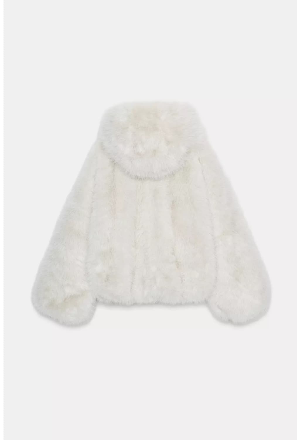 자라 후드 페이크 퍼 숏 코트 m (새상품) 상품이미지2