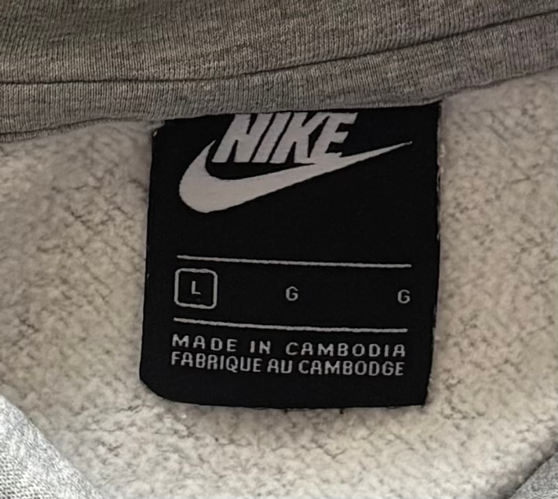 Nike 나이키 오버핏 그레이 후드티 상품이미지4