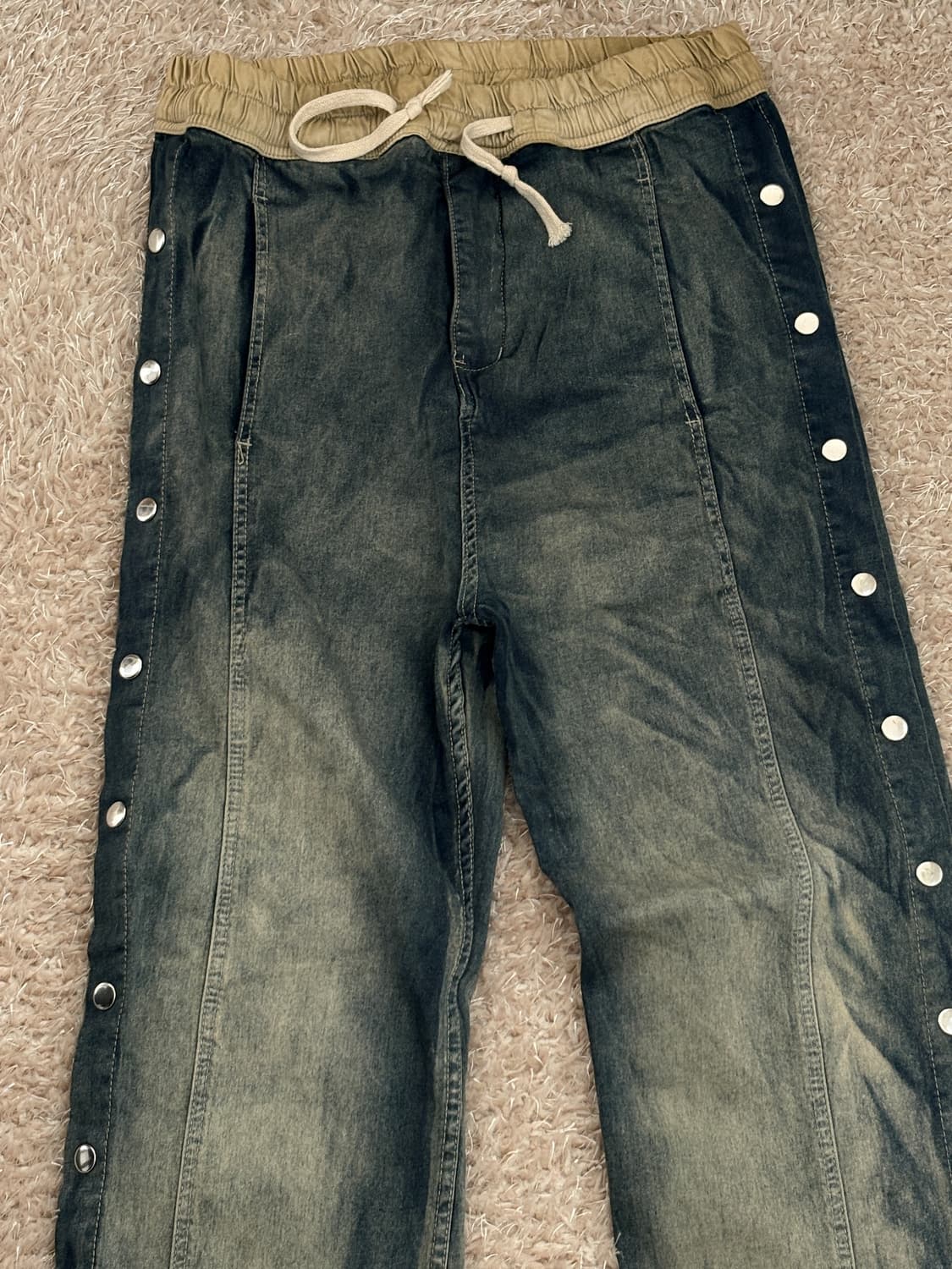 슬릿 버튼 데님 팬츠 상품이미지5