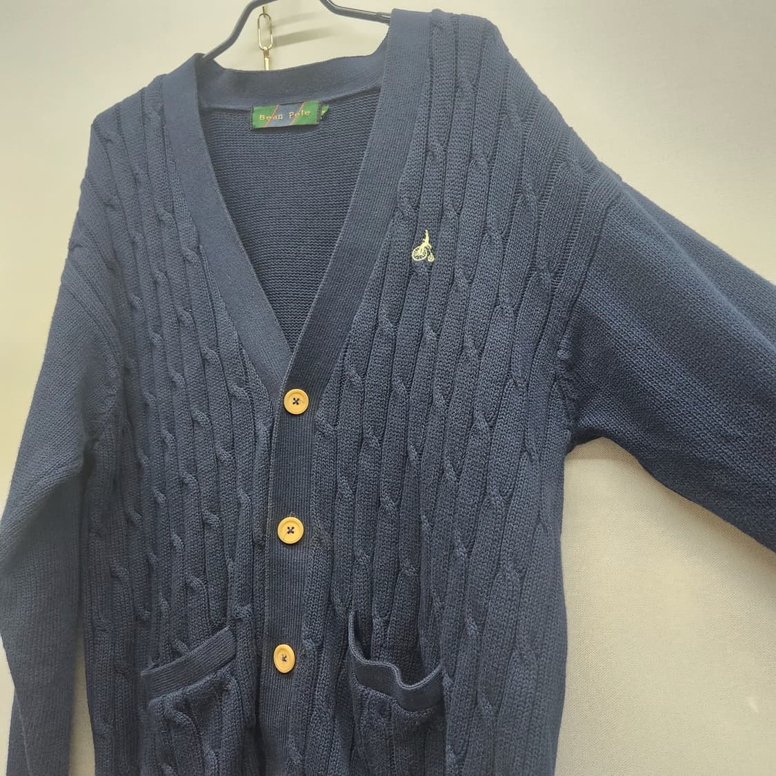 빈폴 로고 케이블 니트 가디건 L 상품이미지2