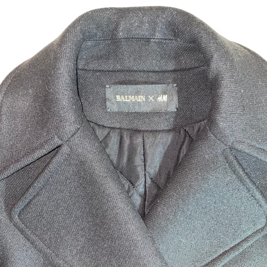 Balmain x H&M 더블 브레스티드 울 코트 상품이미지2