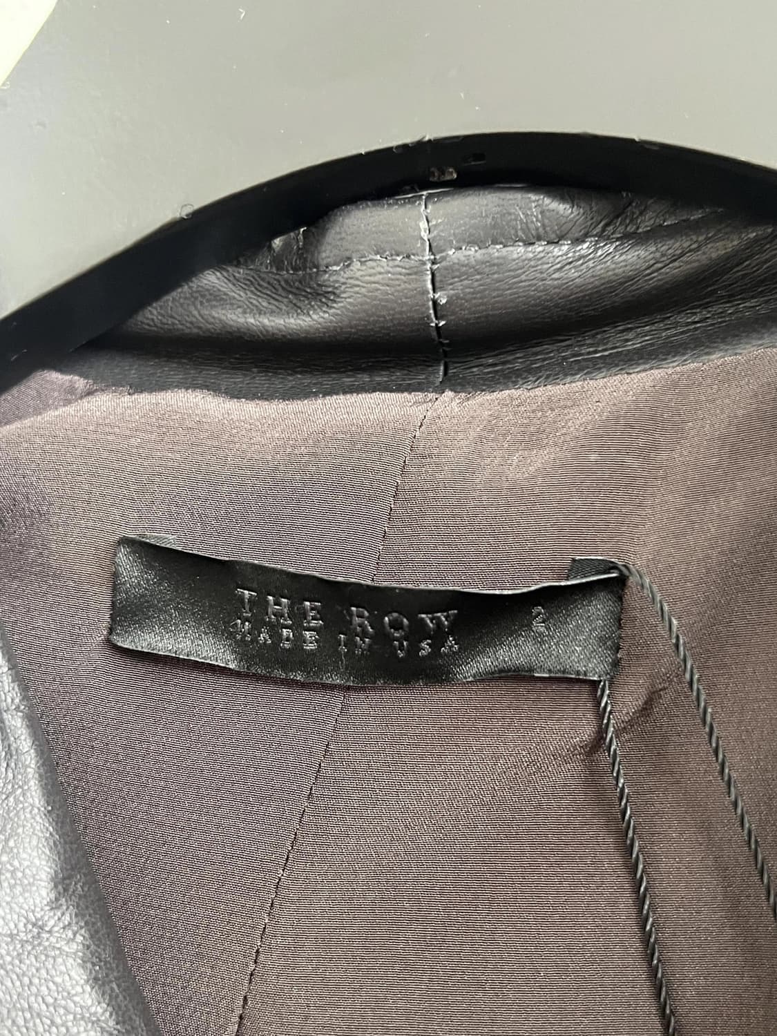 더로우 레더 자켓 상품이미지2