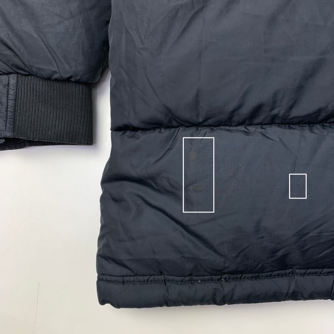 [105/정품] 00s 나이키 올드스쿨 배색 남성 덕다운 패딩점퍼 상품이미지5