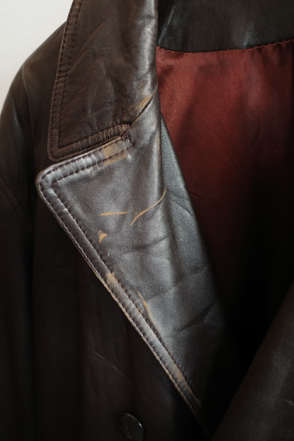 Japan brand 램스킨 더블 가죽자켓 상품이미지4