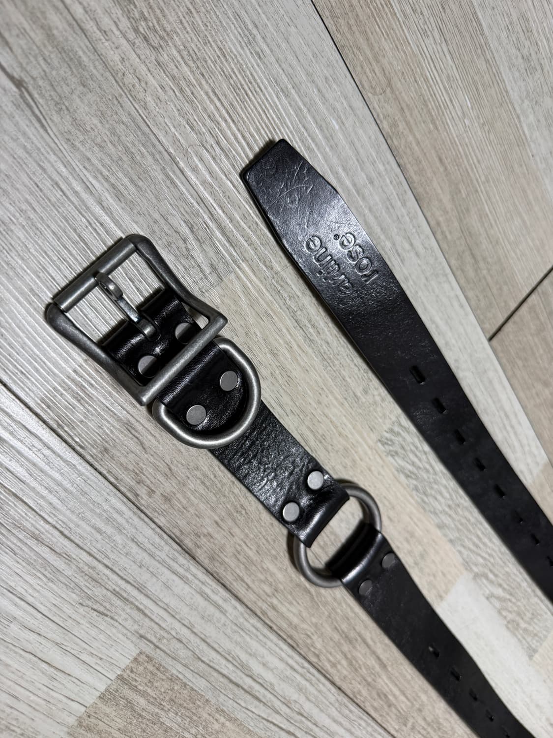 [os] 마틴로즈 본디지 벨트 블랙 상품이미지2