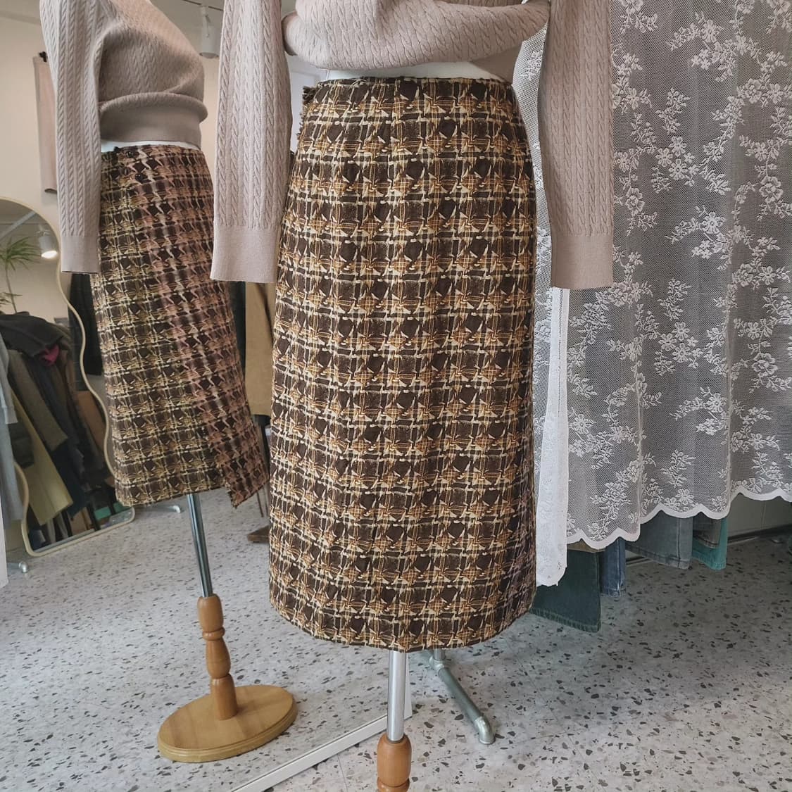 Yuki torii 그라데이션 랩스커트(Japan made) 상품이미지10