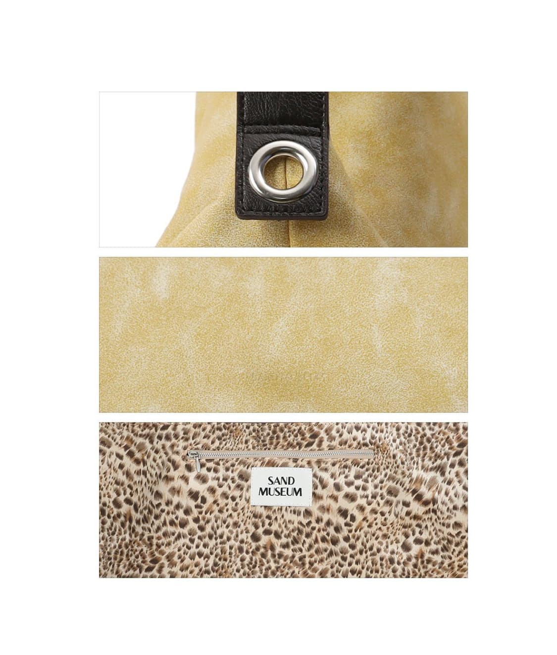 샌드뮤지엄 로라 호보백 미니 빈티지옐로우 상품이미지3