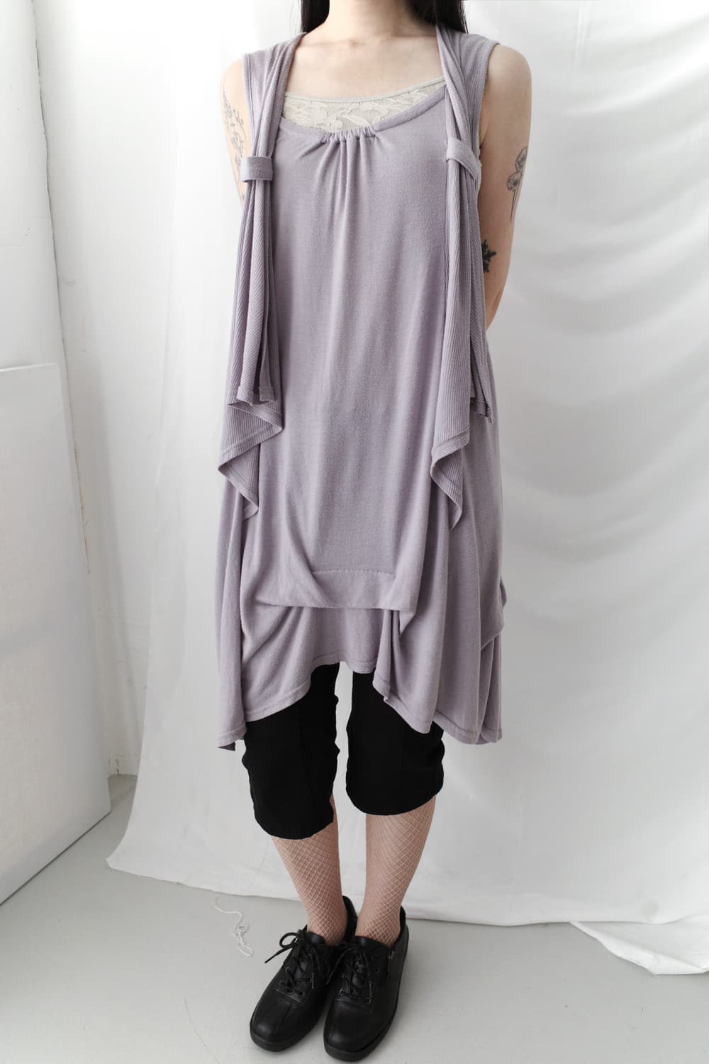 kansai bis) shirring wrap one-piece 상품이미지4