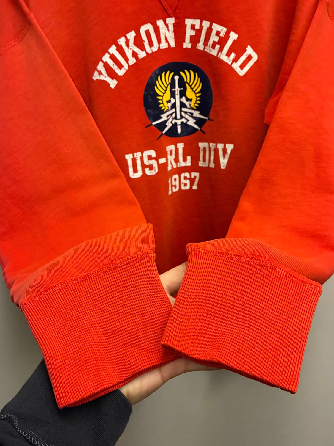 (M/100)폴로랄프로렌 유콘필드 빈티지핏 그래픽 맨투맨 스웻셔츠 상품이미지5