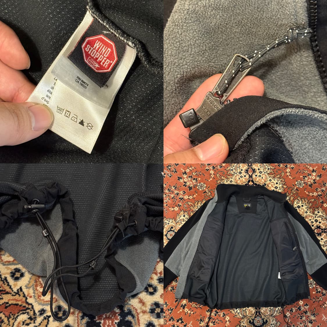 마운틴하드웨어 고어 윈드스토퍼 플리스 자켓 (L-XL) 상품이미지10